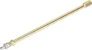 X AUTOHAUX Tire Valve Stem Air Inflation Adaptor Durable 180mm Long Tire Valve Extension Copper Silver Tone Gold Tone