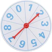 Garneck 1 Set Prize Wheel Turntable for Fun Multiplication Learning Game Educational Rotary Table Lottery Wheel for Parties and Activities