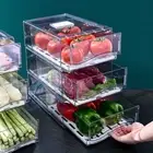 Food-grade Drawer-type Fresh-keeping Box Plastic Finishing Storage Box Kitchen