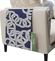 Sofa Armrest Organizer,Sofa Organiser Pocket Arm Rest，Pouch Organiser Couch Sofa Armrest Bed Storage Bag Pocket Space Saver(Blue)