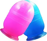 LIFKOME 2Pcs Hair Dye Mixing Cups with Measurement Marks Durable Hair Coloring Shaker Bowls for Salon and Home Use Safe Easy to Clean for DIY Hair Dye