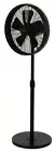 Pedestal Fan Black Soft Lucci Breeze 3 Levels Oscillation