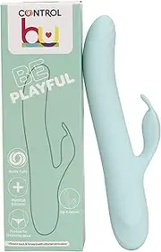 Control Bu Rabbit Vibrator with Push Effect Movement and Flexible Vibration Arm - Be Playful
