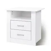 ALFORDSON Bedside Table White