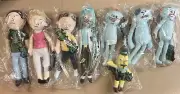 8x Rick And Morty Jerry, Summer, Meeseeks, Poopy Plush Jinx Licensed 2015 - NWT