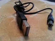 *USA* USB Cable to DC Plug for 5v External Source for Arduino Board