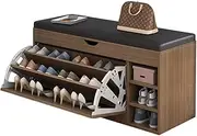 100cm Stool Rack Storage Box Cupboard Organiser Shelf Shoe Cabinet Bench