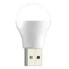 USB Night Bulb Portable Small Book Lamps LED Reading Light (White Light)