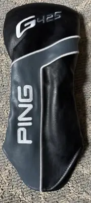 PING G425 Driver Head Cover Mens Golf Club Cover Head Cover Black Gray