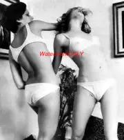 "Denise v. Leonora" Vintage "Apartment House Wrestling" "BIKINI" PHOTO! #(602g)