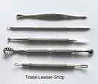 5 Facial Care Set comedone extractors blackhead Remover NATRA Germany