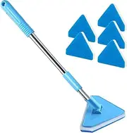 Fish Tank Scrubber | Aquarium Scrubber for Glass Tanks | Long Handle Cleaning Tool Scraper for Terrarium Home Pond Kitchen