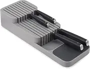Joseph Joseph DrawerStore Compact Knife Organiser, Grey