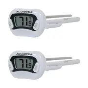 2x Acurite Stainless Steel Probe Digital Instant Read Cooking Thermometer White