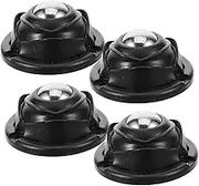 Hohopeti 4Pcs Adhesive Swivel Caster Wheels for Furniture Storage Boxes and Trash Cans Heavy Duty Stick Furniture Wheels for Smooth Mobility and Easy Movement