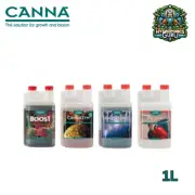 Canna Boost + Cannazym + Rhizotonic + PK 13-14 Additives 4 x 1 LT Pack