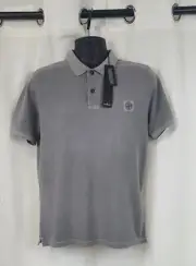 Stone Island Slim Fit Grey Polo Large rrp £200 TD037 DD 07