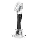 Soap Dispensing Dish Brush Storage Set, Kitchen Brush with Holder for Pot Pan