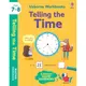 Usborne Workbooks Telling the Time 7-8/Holly Bathie【禮筑外文書店】