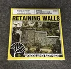 WOODLAND SCENICS THREE RANDOM STONE RETAINING WALLS #C1261 Sealed