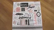 Echo Park 12 x 12" Sticker Page - Wedding Bliss