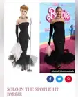 Unique Vintage Plus Size Barbie solo Spotlight Dress Tulle 2x 3x 18 20 Black