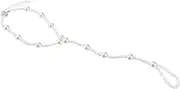 Holibanna Pearl Anklet Beach Bracelet for Women Girls Faux Pearl Foot Jewelry Anklet Chain Random Style