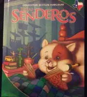 Houghton Mifflin Harcourt Texas Senderos Student Edition Level 1 Vol. 1 Spanish