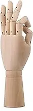 BQLZR 12" Model Articulated Mannequin Men Women Wooden Left Hand Manikin for Art Drawing