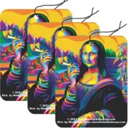 Mona Lisa Smoke Road Rage Air Freshener - Vanilla Scent - 3 Pack