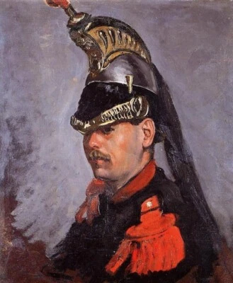 Oil painting Portrait-of-Alphonse-Tissie-1868-Jean-Frederic-Bazille-Oil-Painting