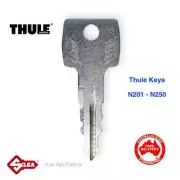 New Series Thule Roof Rack & Pod Keys Cut To Code Number N201 - N250