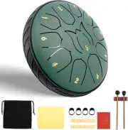 Steel Tongue Drum 6 inch Small Hand Pan Drum 11 Notes Tongue Drum Rustproof