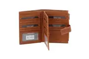 Pierre Cardin Ladies Women's Bi-Fold Italian Leather Credit Card Holder Wallet Purse