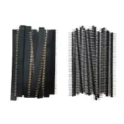 40 Pin 1x40 Single Row Male And Female 2.54 Breakable Pin Header Connector Strip