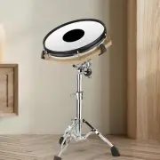 Practice Drum Pad and Stand 12in Adjustable Tripod Legs for Adults Children