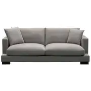 Royalty 3 Seater Sofa Fabric Uplholstered Lounge Couch - Grey