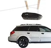 HARKEN Hoister Lightweight Cargo Carrier Overhead Garage Storage 4-Point Hoist System for 60lb Carriers, Kayaks, Canoes, Surf & Paddle Boards, Storage (60lb Capacity, 10ft Ceiling), Model 7801