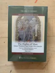 The Great Courses: Rights of Man Great Thinkers & Movements Parts 1 & 2 Book CDs