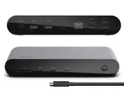 Belkin Connect Pro Thunderbolt 4 Dock - Space Grey (INC006auSGY),4xUSB-A,1xSD,1xUSB-C, 8K @ 30Hz, 4K @ 60Hz, Thunderbolt 4 certified, 2 Years Warranty INC006auSGY
