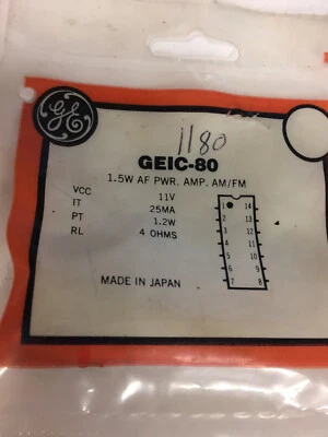 GEIC-80 1.5 W AF PWR AMP AM/FM