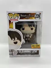 Funko Pop! Cleaning Levi *Hot Topic Exclusive* Attack On Titan + Protector