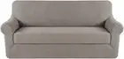 High Stretch Sofa Cover 2 Pieces Machine Washable Stylish Furniture Cover/Protec