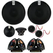 Morel Virtus 63.4 6-1/2" 3-Way 4-Ohm Component Car Audio Speakers 6.5" NEW