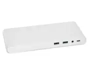 basics alumininum type-c docking with displayport hdmi vga 4 usb-a ethernet