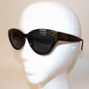 New - CHRISTIAN SIRIANO "Penelope" Women's SUNGLASSES, Black w/Gold