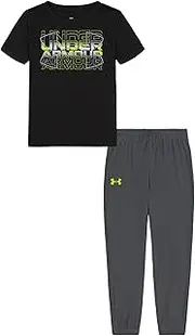 [Under Armour] boys Short Sleeve Tee and Jogger Set