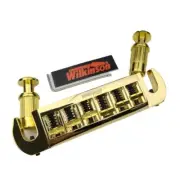 Electric Guitar Bridge Wilkinson WOGT3 Tailpiece Bridge Adjustable Wraparound