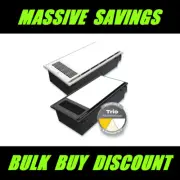 DOMUS TROPIX 3 in 1 Slimline Luxury Bathroom LED Light Heater Exhaust Fan IXL