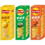 LAY’S 樂事 樂連連 洋芋片 雞汁 原味 海苔壽司 零食 餅乾 60G